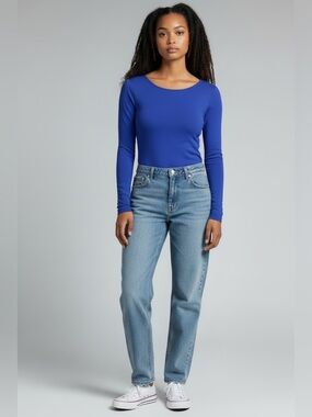 Hyz crew neck bodysuit nwot large